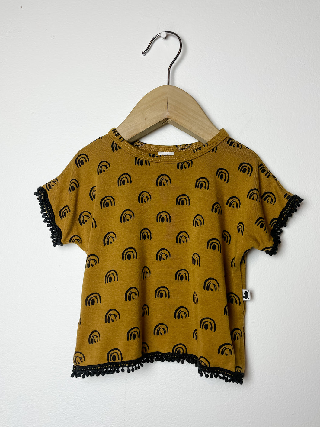 Umber Rainbows Little and Lively Boxy Shirt Size 0-6 Months