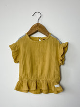 Load image into Gallery viewer, Yellow 7 For All Mankind Shirt Size 24 Months
