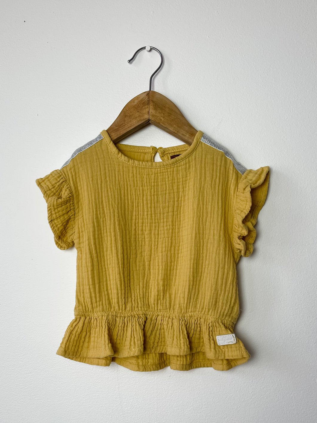 Yellow 7 For All Mankind Shirt Size 24 Months
